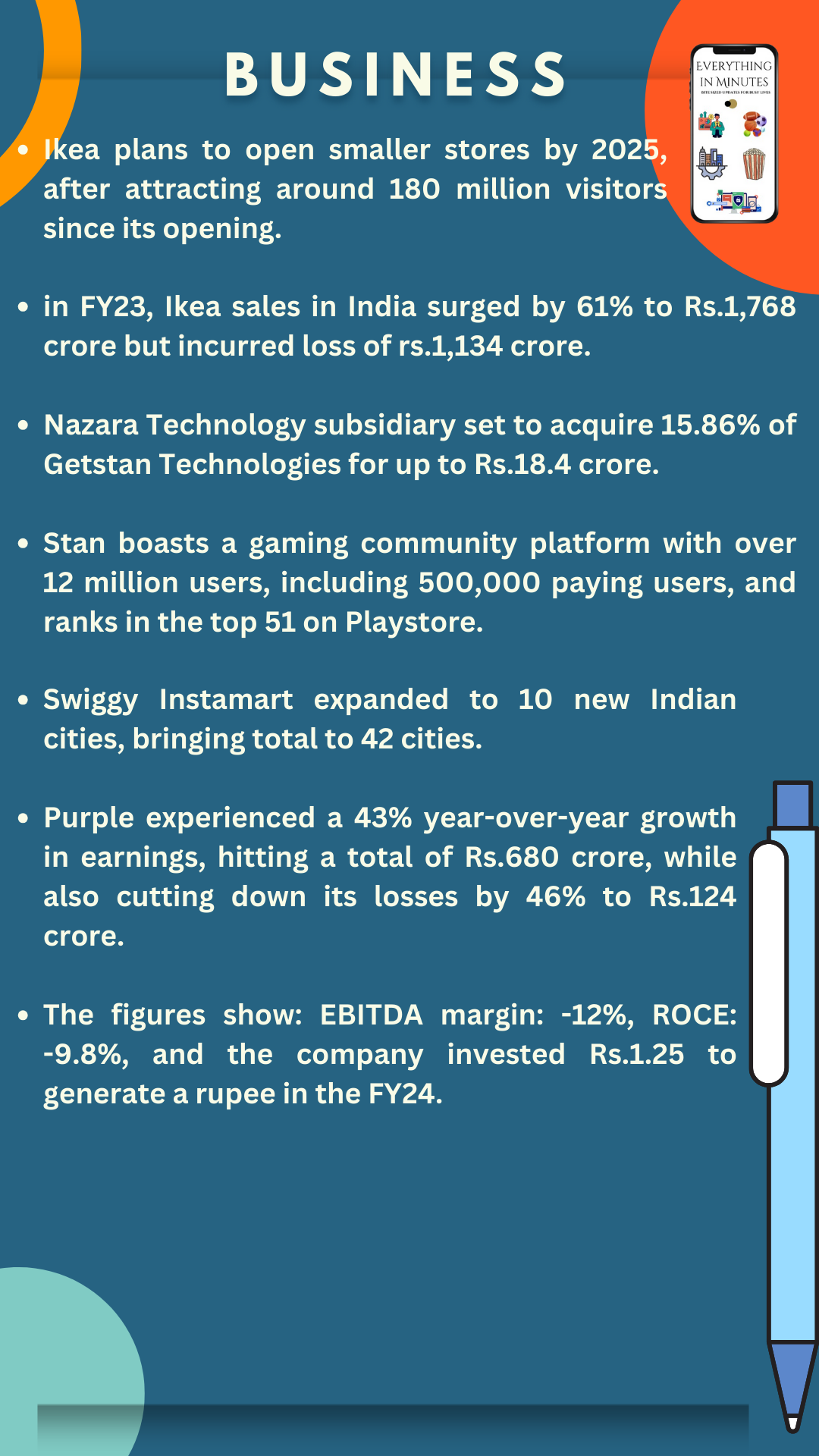 Business Updates